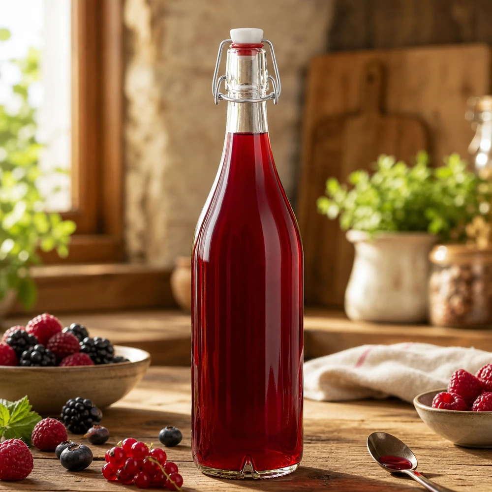 1000ml Glasflasche und Bügelverschluss PVC UNiTWIST 1000ml Glasflasche und Bügelverschluss PVC UNiTWIST