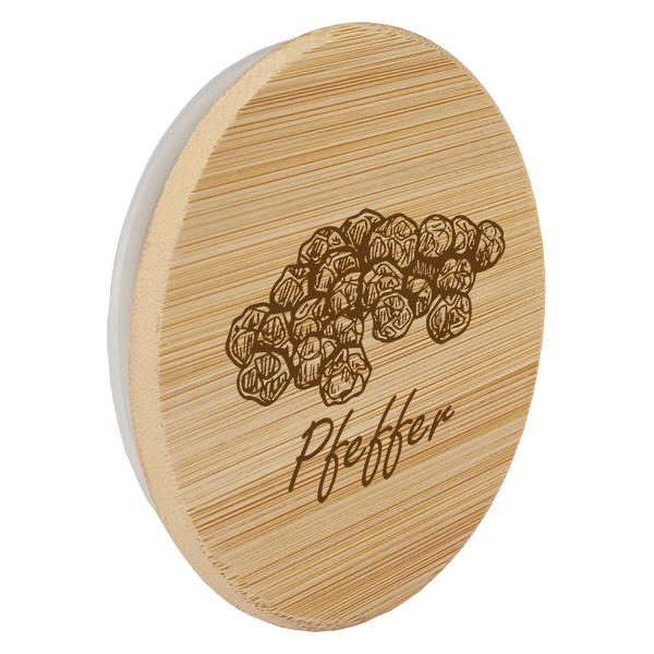 Holzdeckel "Pfeffer" für WECK RR60