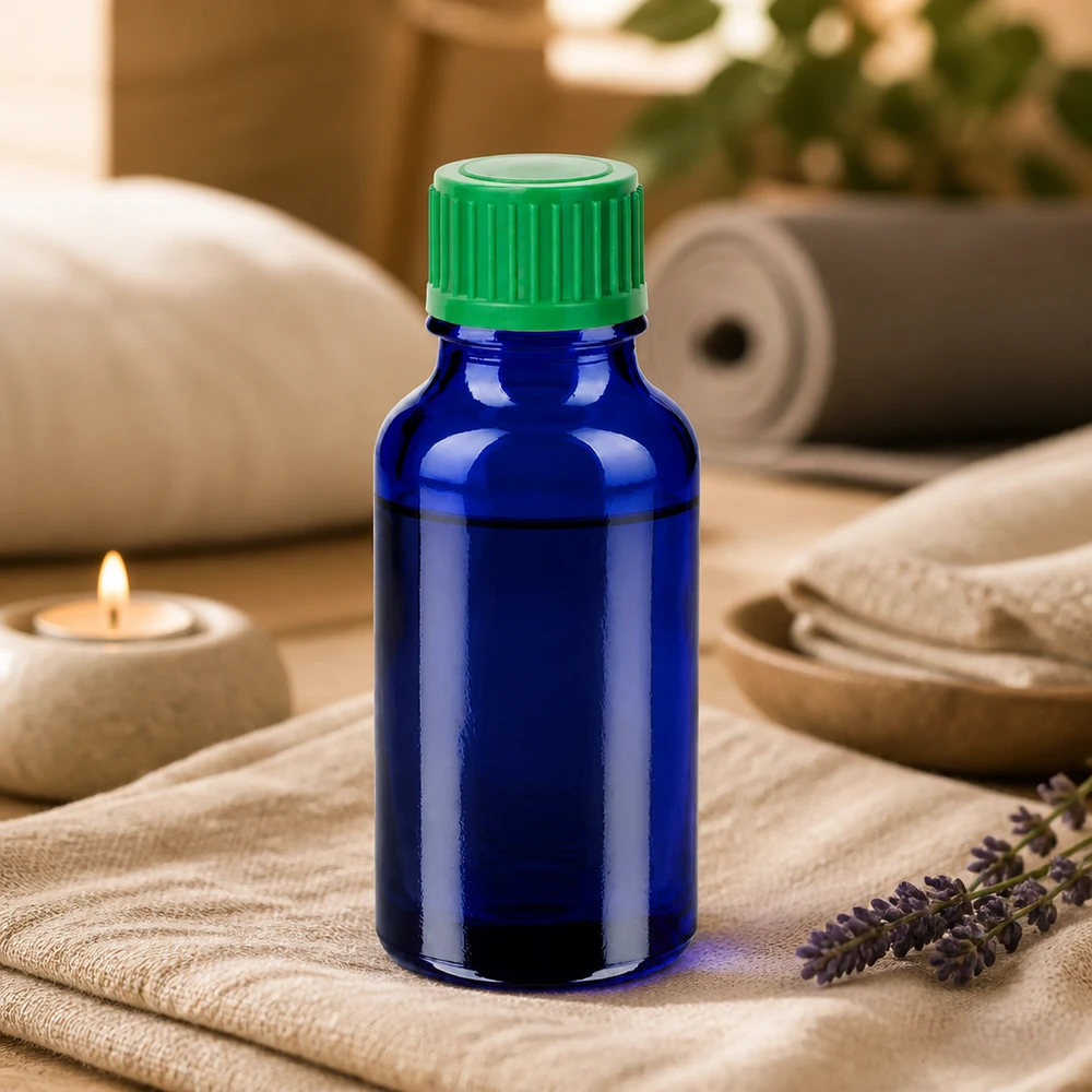 Vielseitige 20ml Tropfflasche mit robustem blauen Glas für DIY-Projekte und Mischungen