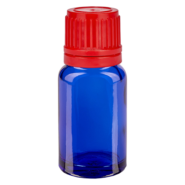 10ml Flasche 11mm Schraubverschluss rot Originalitätsverschluss BlueLine UT18/10