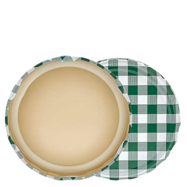 82mm BasicSeal Deckel karo grün/weiß (TO82) UNiTWIST