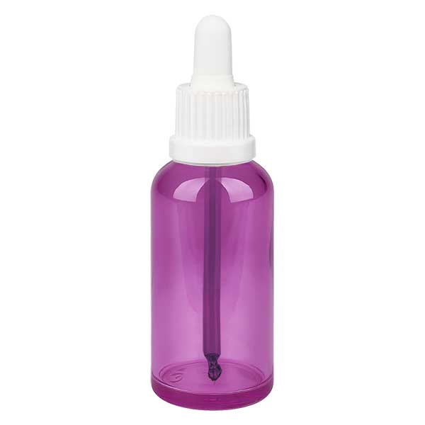 50ml Pipettenflasche weiss Originalität Schraubverschlusserschluss  PurpleLine UT18/50