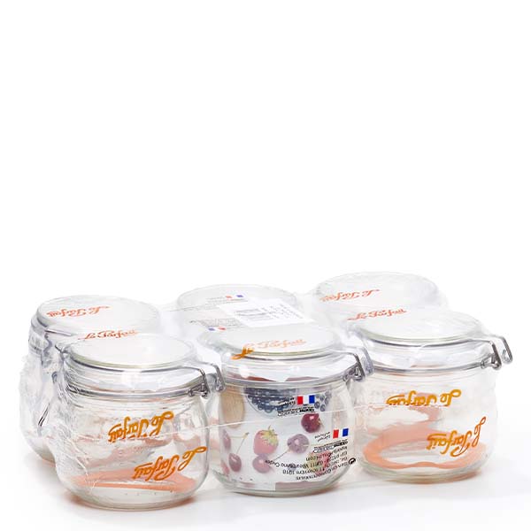 500ml Vorratsglas "Super" mit Bügelverschluss Le Parfait® Le Parfait Super Vorratsglas 500ml mit Bügelverschluss 6er Set Einmachgläser aus Frankreich