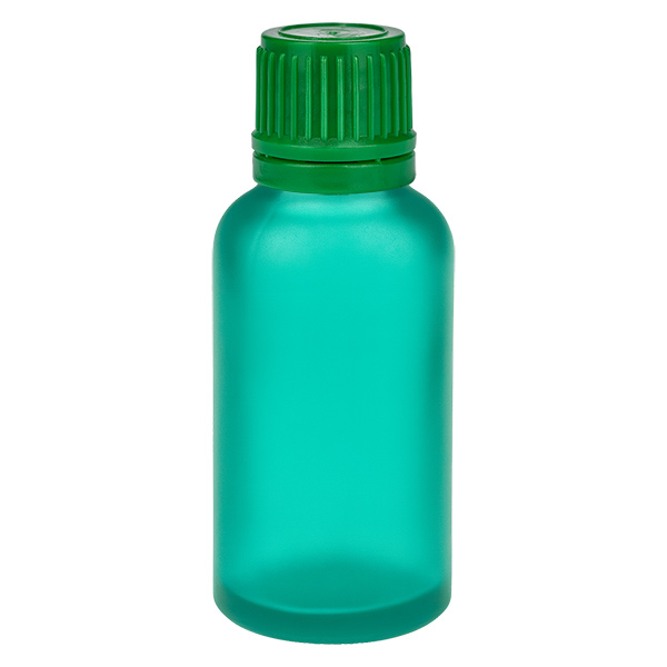 30ml Flasche 11mm Schraubverschluss grün Originalitätsverschluss GreenLine UT18/30