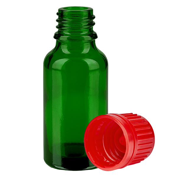 20ml Flasche 11mm Schraubverschluss rot Originalitätsverschluss GreenLine UT18/20 20ml Flasche 11mm Schraubverschluss rot Originalitätsverschluss GreenLine UT18/20