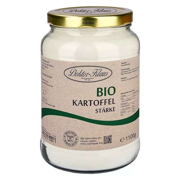 Kartoffelstärke Bio 1100g Doktor-Klaus noWaste Kartoffelstärke Bio 1100g Doktor-Klaus noWaste