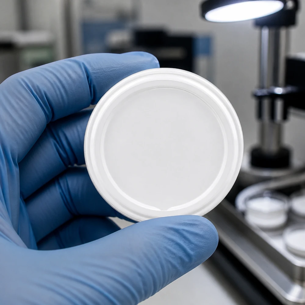 Professionelle Prüfung weisser UNiTWIST Twist-Off-Deckel TO63 BioSeal BPA-NI unitemp