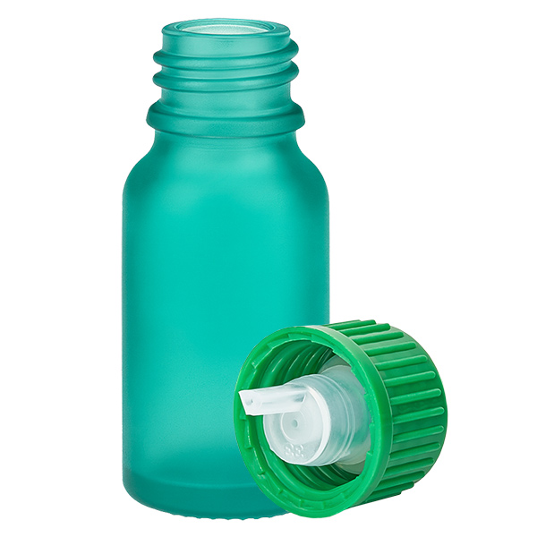10ml Tropfflasche 0.8mm grün Standardverschluss GreenLine UT18/10 10ml Tropfflasche 0.8mm grün Standardverschluss GreenLine UT18/10