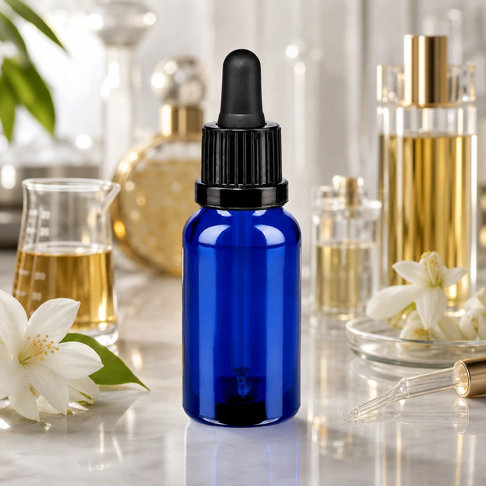 20ml Pipettenflasche schwarz Originalitätsverschluss BlueLine UT18/20 Laborqualität 20ml Pipettenflasche mit UT18/20 Gewinde - perfekt für sterile Anwendungen