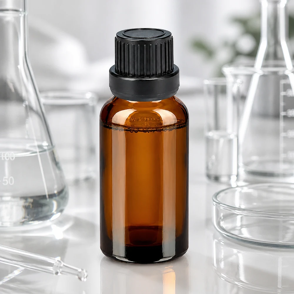 10ml Tropfflasche 2mm schwarz Originalitätsverschluss BrownLine UT18/10 Medizinische 10ml Glasflasche mit schwarzem Tropfverschluss und 2mm Dosieröffnung BrownLine