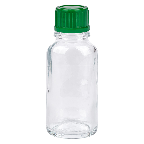 20ml Flasche 11mm Schraubverschluss grün Standard ClearLine UT18/20
