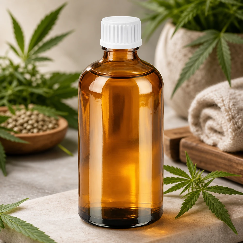 100ml BrownLine Flasche mit präzisem Tropfsystem für Kosmetik und Naturprodukte