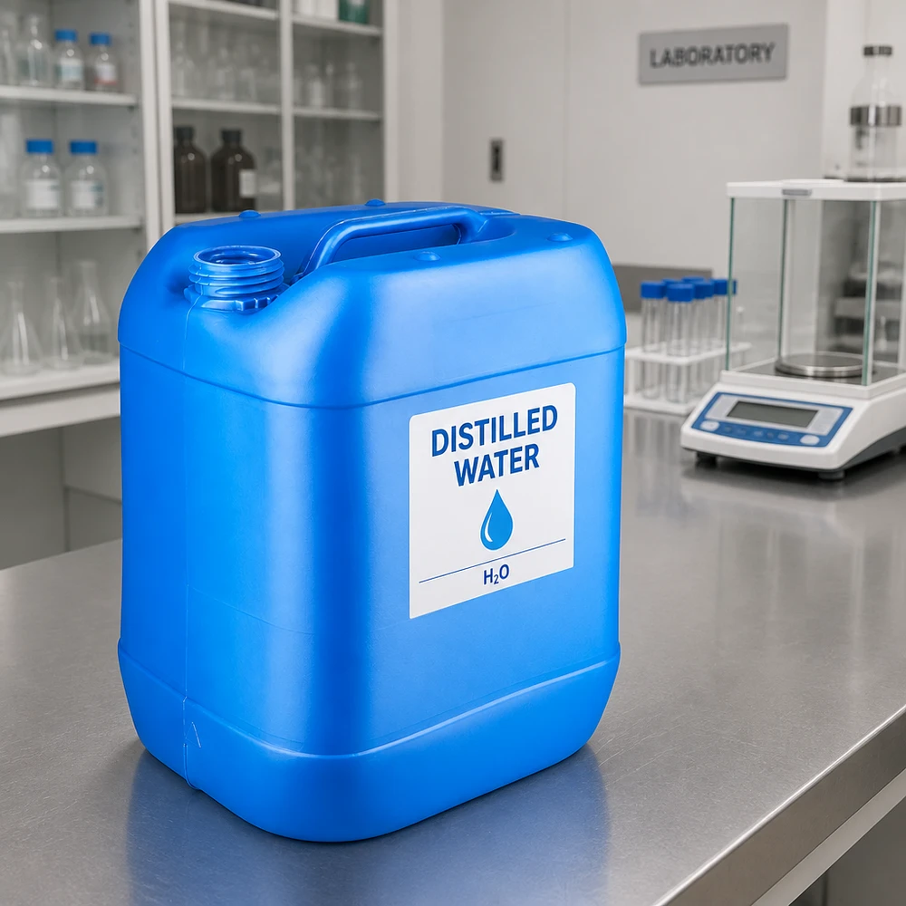 Kanister 20 Liter blau ohne Verschluss Stapelbarer Kanister 20 Liter Blau ohne Verschluss mit breiter Öffnung und Tragegriff