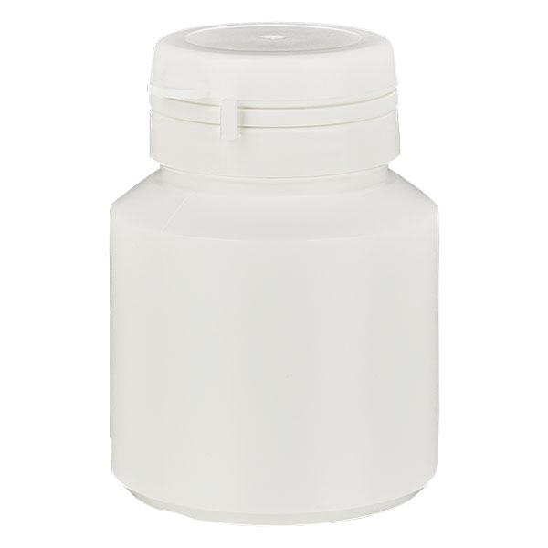 Kapselbox 40 ml weiß mit Jaycap Originalitätsverschluss weiß Kapselbox 40 ml weiß mit Jaycap Originalitätsverschluss weiß