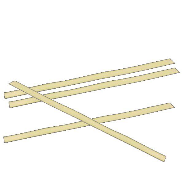 Clipbandverschluss flach gold (100er Pack) 140mm