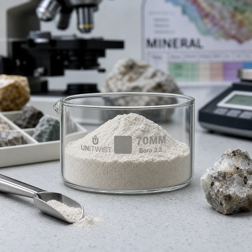 Kristallisierschale ø70mm Borosilikatglas UNiTWIST UNiTWIST Kristallisierschale Borosilikatglas 3.3 ø70mm für mineralogische Probenaufbereitung