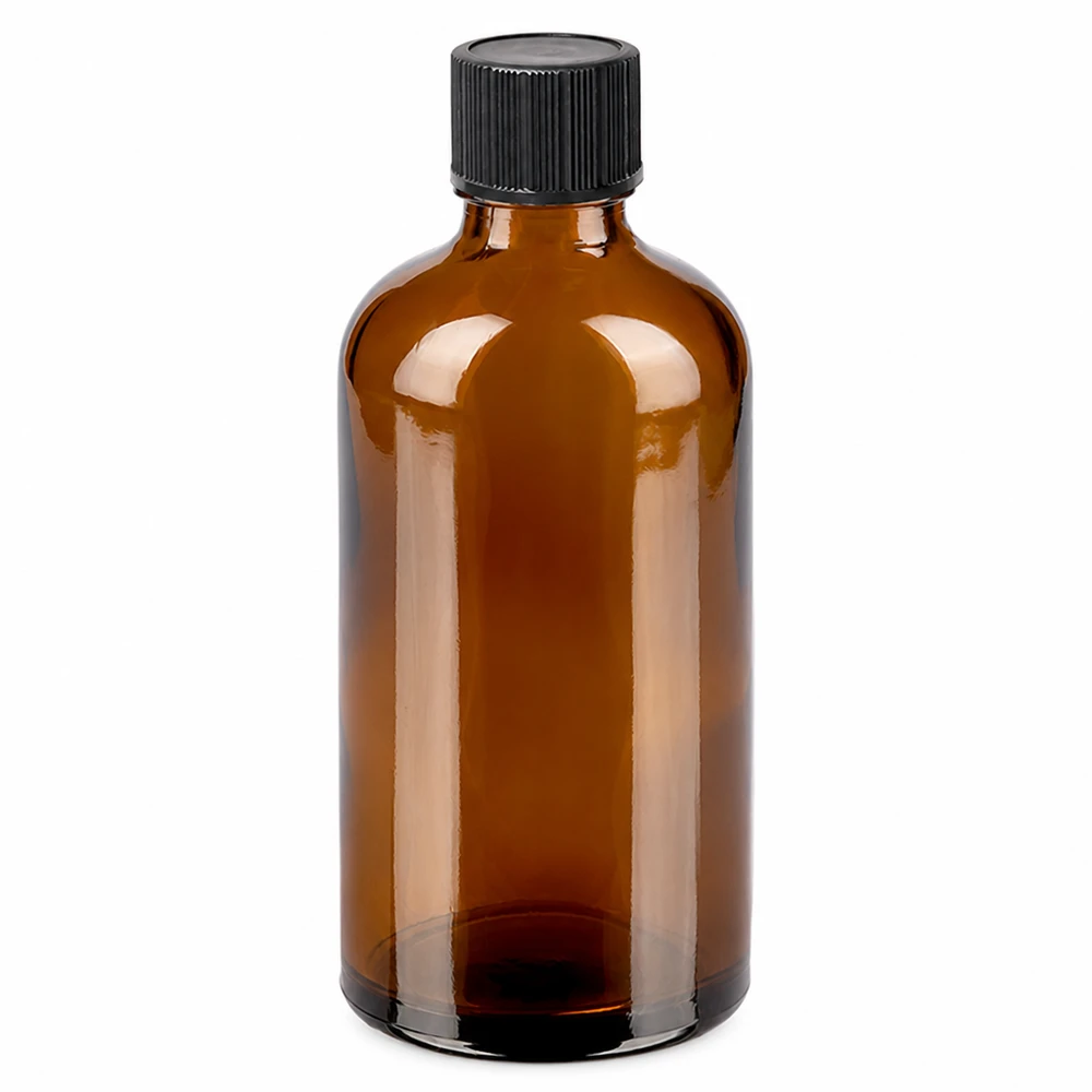 Präzisions-Tropfflasche 100ml aus dunklem Glas mit 1mm Dosieröffnung