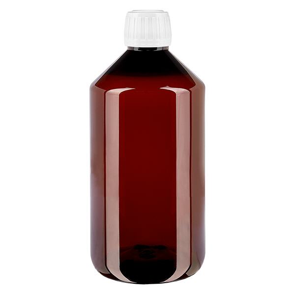 PET Flasche 750ml mit weißem Standard Originalitätsverschluss PET Flasche 750ml mit weißem Standard Originalitätsverschluss