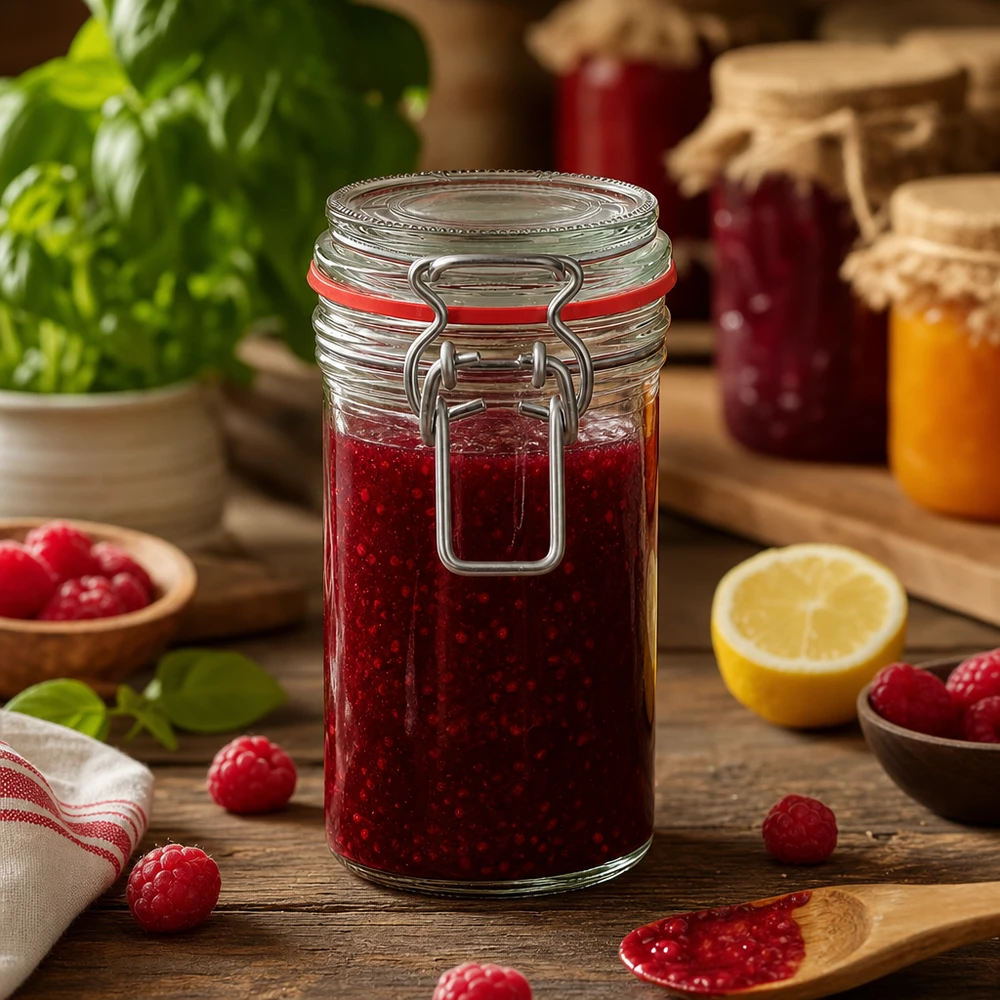 272ml Vorratsglas Typ G mit Bügelverschluss UN.. 272ml Vorratsglas mit Bügelverschluss für Marmelade und Eingemachtes - stilvolle Aufbewahrung in der Küche
