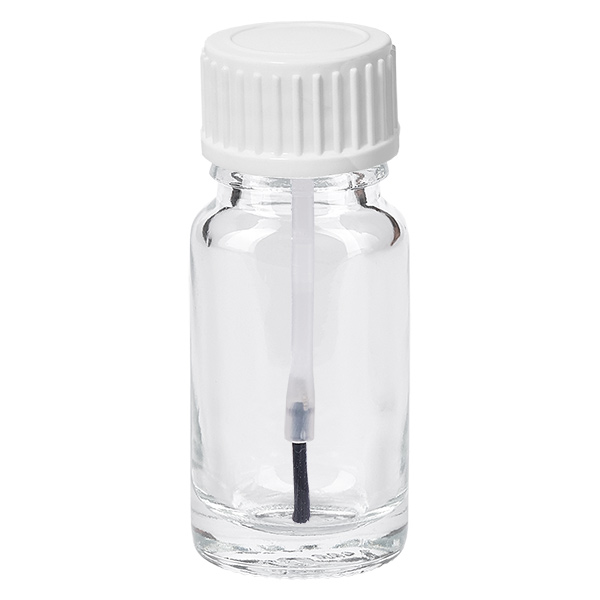 10ml Pinselflasche weiß Standardverschluss ClearLine UT18/10