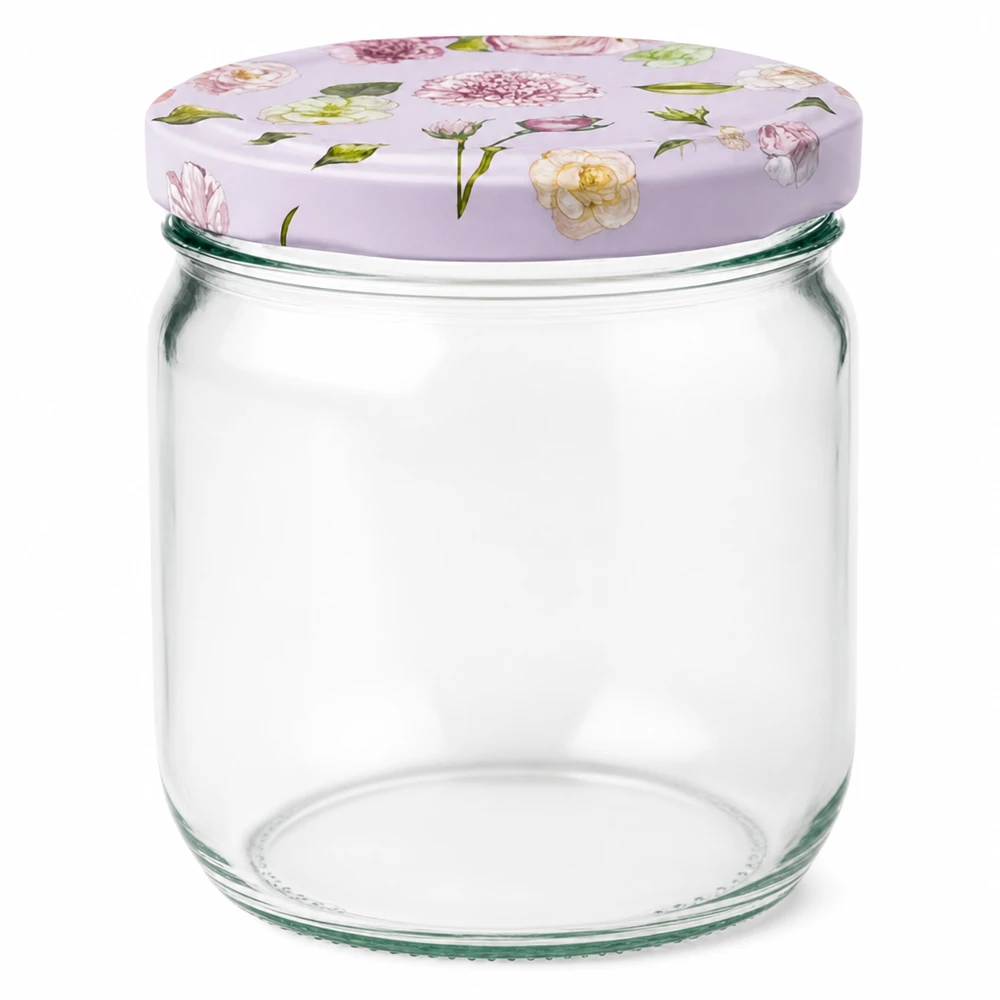 425ml Rundglas + BasicSeal Deckel Blume rosa UNiTWIST 425ml Rundglas + BasicSeal Deckel Blume rosa UNiTWIST