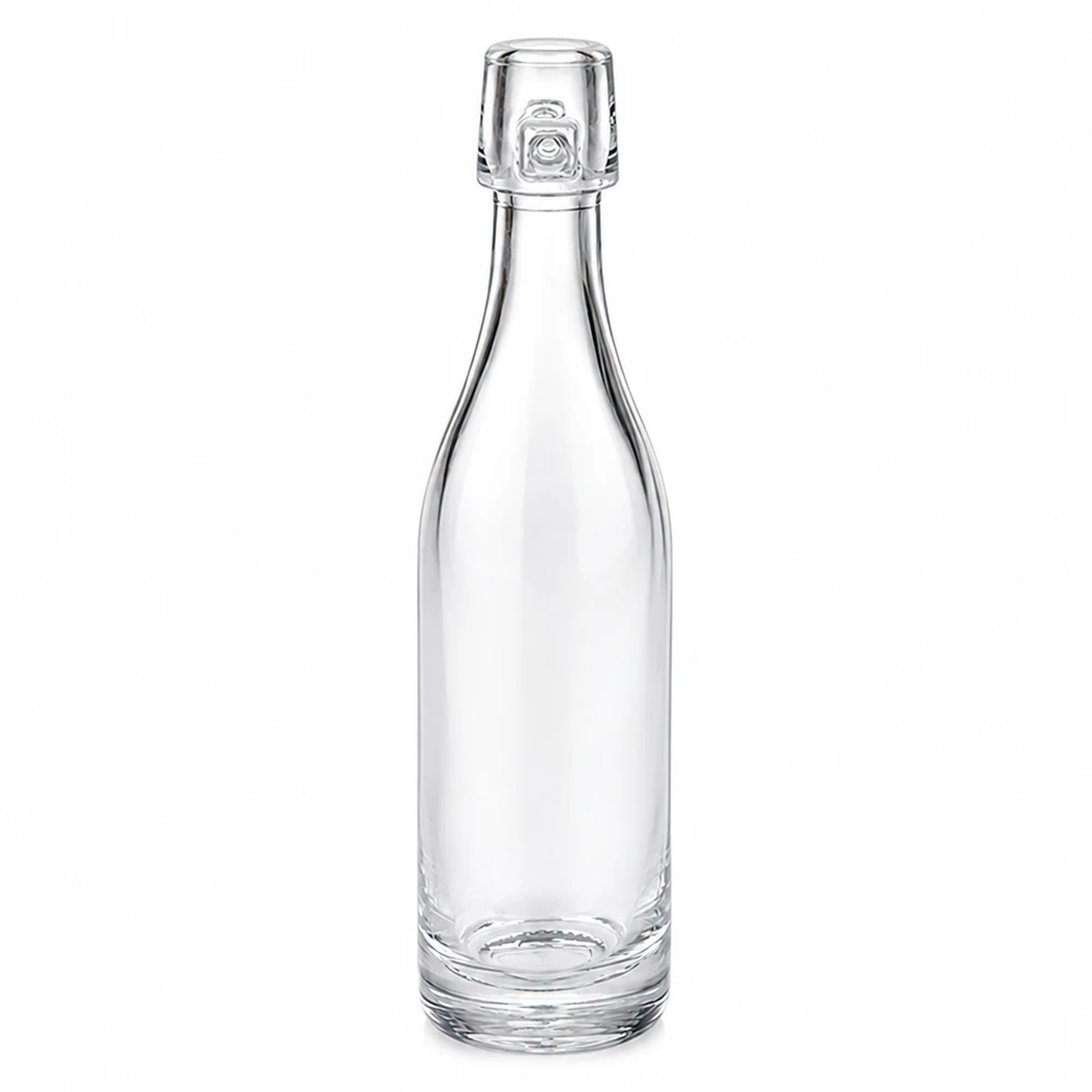 50ml Glasflasche ohne Bügelverschluss UNiTWIST® Elegante 50ml Glasflasche mit Bügelverschluss - transparent und vielseitig für Küche, Bar und Haushalt