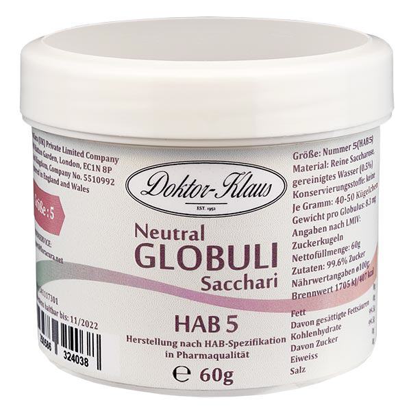 60g Neutral Globuli Gr. 5 von Doktor-Klaus 60g Neutral Globuli Gr. 5 von Doktor-Klaus