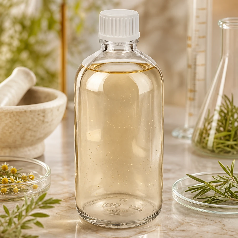 100ml Tropfflasche 0.9mm weiß Standardverschluss ClearLine UT18/100 Hochwertige 100ml Klarglasflasche ClearLine UT18 weißer Kindersicherheitsverschluss Aromatherapie
