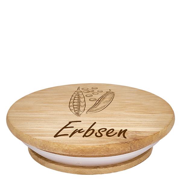 Holzdeckel "Erbsen" für WECK RR100 Holzdeckel "Erbsen" für WECK RR100