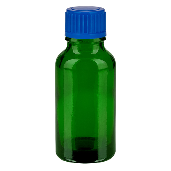 20ml Flasche 11mm Schraubverschluss blau Standard GreenLine UT18/20 20ml Flasche 11mm Schraubverschluss blau Standard GreenLine UT18/20