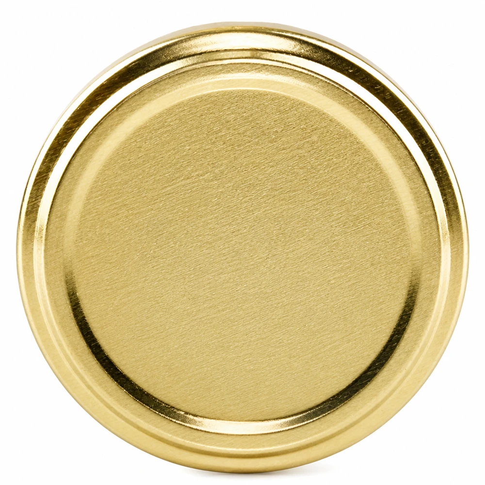 100mm BasicSeal Deckel gold (TO100) UNiTWIST UniTwist TO100 BasicSeal Twist-Off Deckel 100mm gold für Marmeladen und Einmachgläser