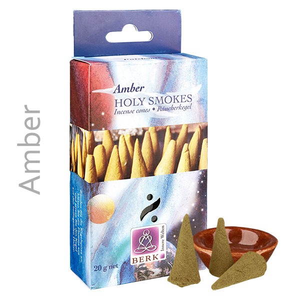 Amber Räucherkegel 14 Stück Holy Smokes