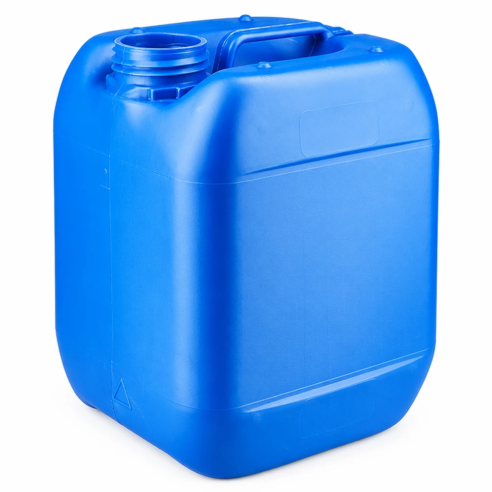 HDPE Kanister 5 Liter in Blau ohne Verschluss stapelbar und lebensmittelecht