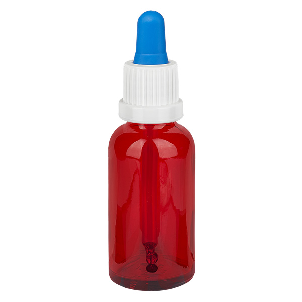 30ml Pipettenflasche weiß/blau Originalitätsverschluss RedLine UT18/30 30ml Pipettenflasche weiß/blau Originalitätsverschluss RedLine UT18/30