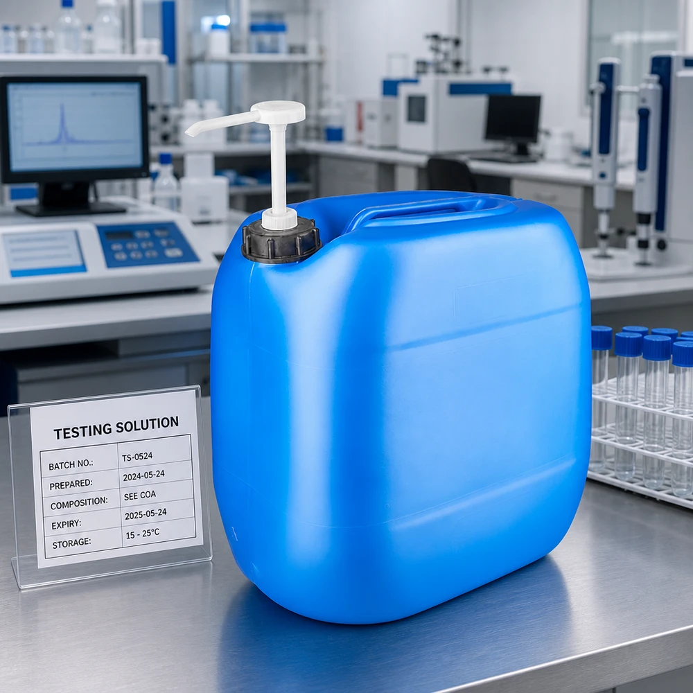 Lösungsmittelkanister 30 Liter blau mit Pumpe Lagertemperatur 15 bis 25 Grad Celsius