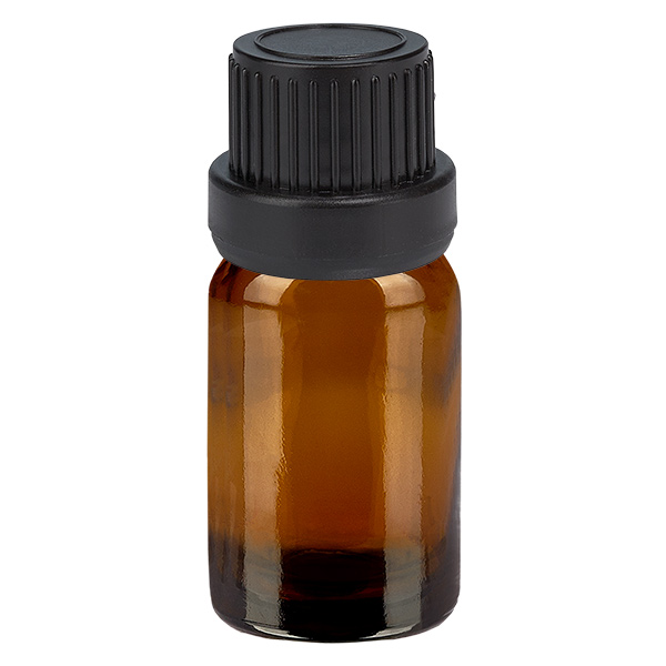 5ml Flasche 11mm Schraubverschluss schwarz OriginalitätsverschlussII BrownLine UT18/5