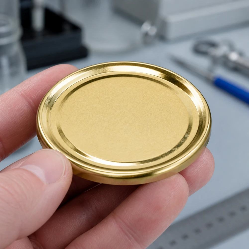 UNiTWIST TO70 gold BPA-freier Twist-Off-Verschluss Detailansicht Riffelrand 70mm unitemp