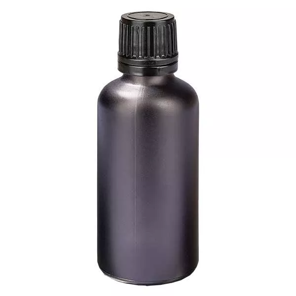 50ml Tropfflasche 1mm Originalitätsverschluss BlackL. UT18/50 50ml Tropfflasche 1mm Originalitätsverschluss BlackL. UT18/50