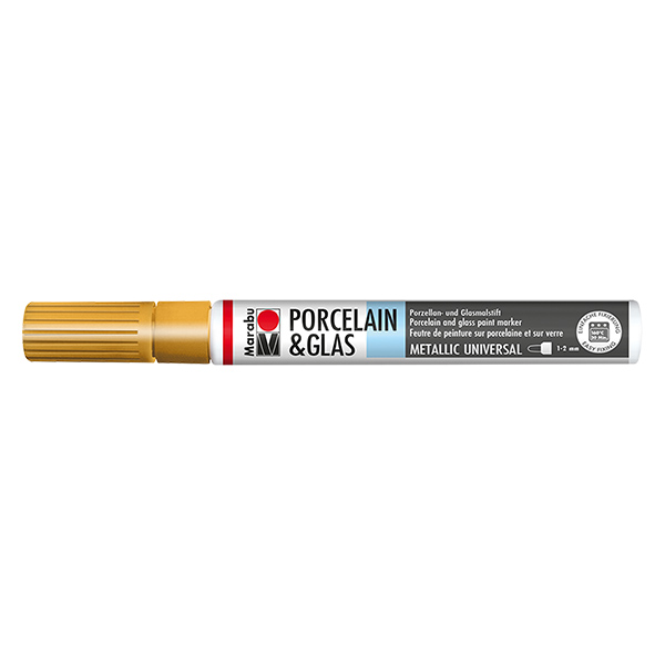 Malstift Gold 1-2mm für Glas/Porzellan (084)