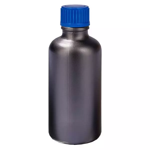 50ml Flasche 11mm Schraubverschluss blau Standard BlackLine UT18/50 50ml Flasche 11mm Schraubverschluss blau Standard BlackLine UT18/50