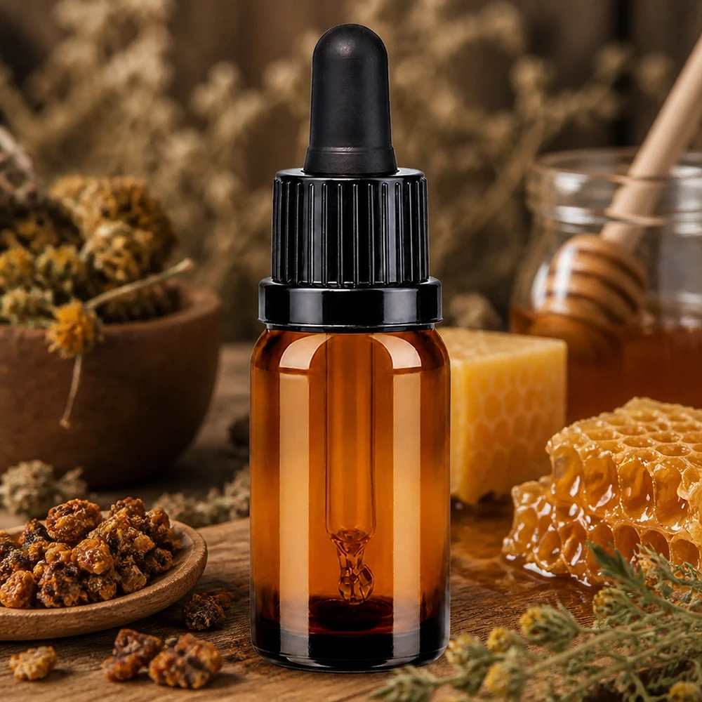 10ml Pipettenflasche schwarz Originalitätsverschluss BrownLine UT18/10 Premium 10ml Tropferflasche in Braunglas mit schwarzer Pipette für pharmazeutische Anwendungen