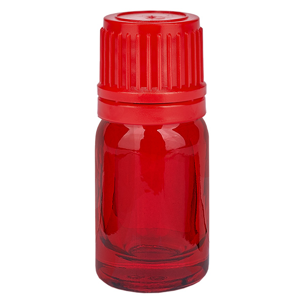 5ml Flasche 11mm Schraubverschluss rot Originalitätsverschluss RedLine UT18/5