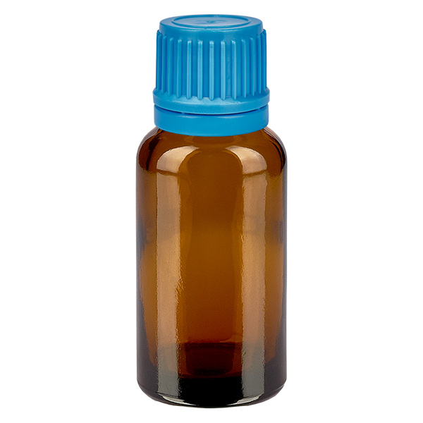 20ml Flasche 11mm Schraubverschluss blau Originalitätsverschluss BrownLine UT18/20 20ml Flasche 11mm Schraubverschluss blau Originalitätsverschluss BrownLine UT18/20