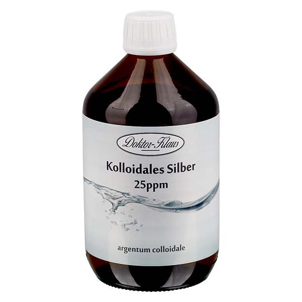 Kolloidales Silber 25ppm 500ml Doktor-Klaus Kolloidales Silber 25ppm 500ml Doktor-Klaus