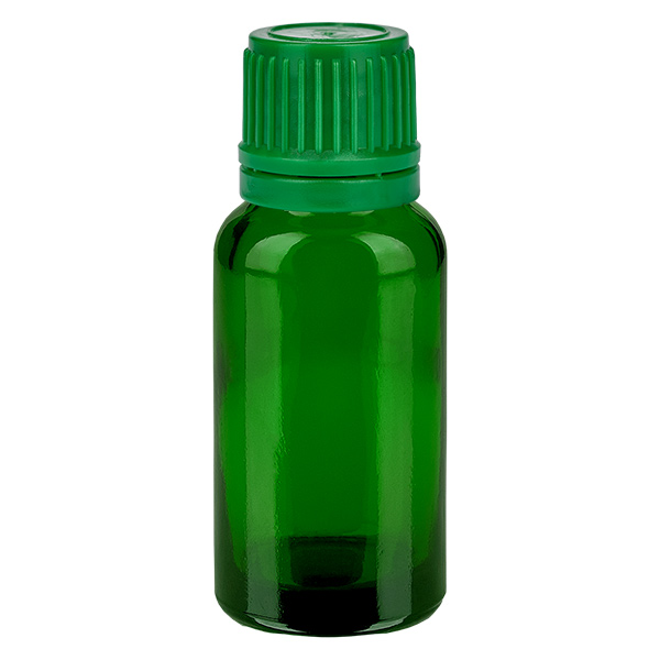 20ml Flasche 11mm Schraubverschluss grün Originalitätsverschluss GreenLine UT18/20 20ml Flasche 11mm Schraubverschluss grün Originalitätsverschluss GreenLine UT18/20