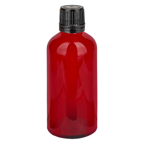 100ml Tropfflasche 1mm Originalitätsverschluss RedL. UT18/100 100ml Tropfflasche 1mm Originalitätsverschluss RedL. UT18/100