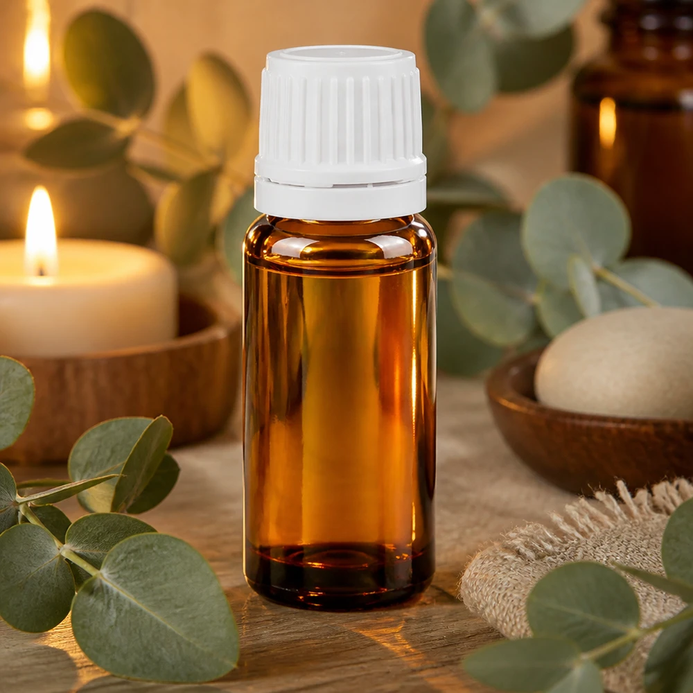 Apothekenflasche braun 10ml Schraubverschluss weiß Originalitätsverschluss Braunglas Miniaturflasche 10ml mit manipulationssicherem weißem Kunststoffdeckel