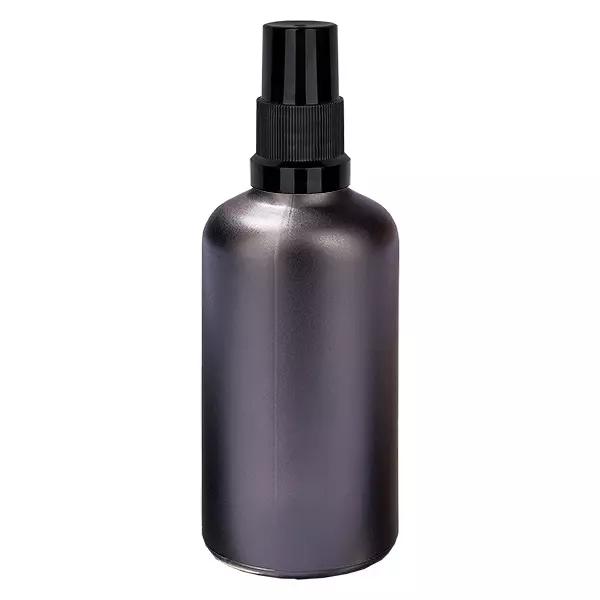 100ml Sprayflasche schwarz Standardverschluss BlackLine UT18/100