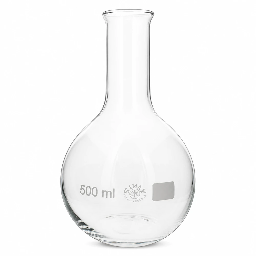 Professioneller Enghals-Kolben 500ml aus resistentem Laborglas