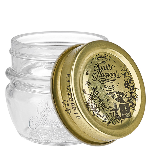 40ml Miniglas "Quattro Stagioni" mit Deckel